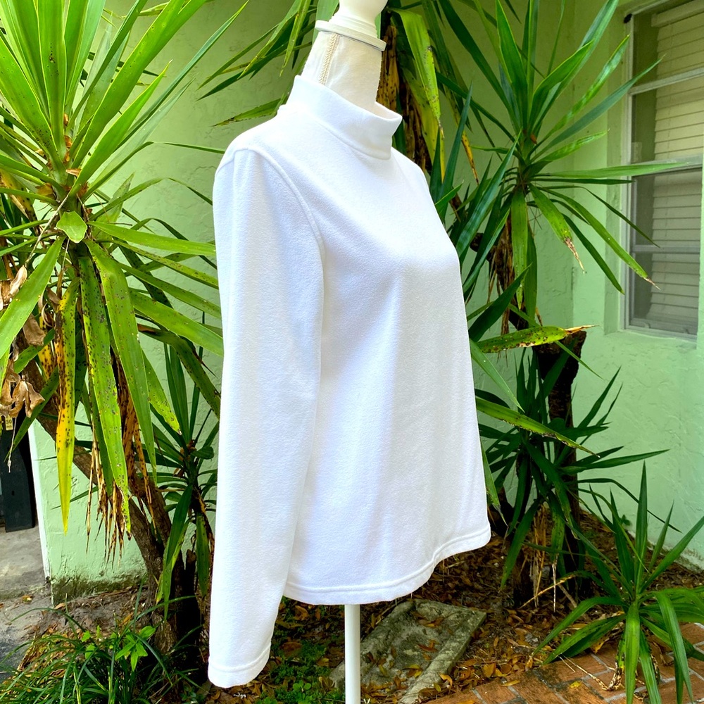 New Balance White Fleece